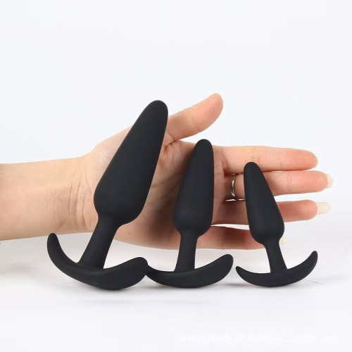 Set de plugs anales ( 3 piezas negro)
