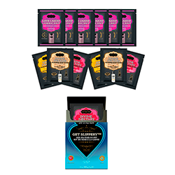 Set 12 Sachets Kama Sutra Néctar Divino + Amor Líquido 