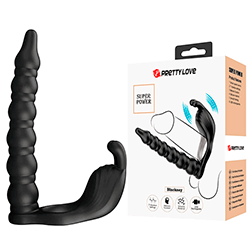 Anillo Vibrador Doble Penetración BLACKNEY