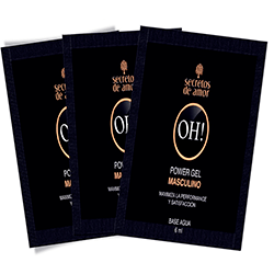 Sachet Gel Masculino Potenciador Power OH!   6ml X 3 Unidades