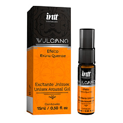 Gel Exitante Unisex Efecto Calor Vulcano Intt