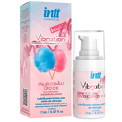 Gel Íntimo Efecto Vibración Algodón Dulce Intt
